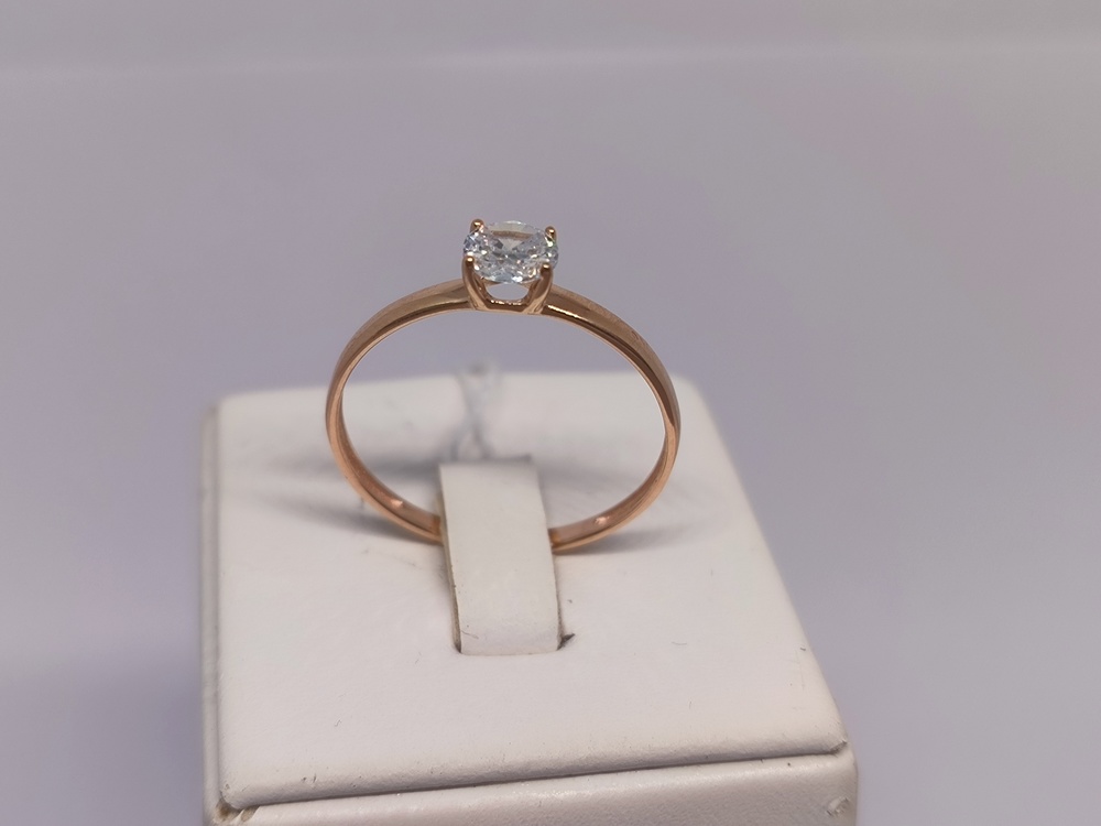 КОЛКМ585 КОЛЬЦО С КАМНЕМ (Au 585)