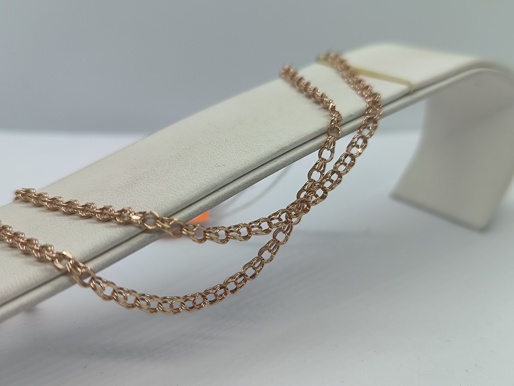 ЦЕПЬ ПУСТОТЕЛАЯ Бисмарк (Au 585)