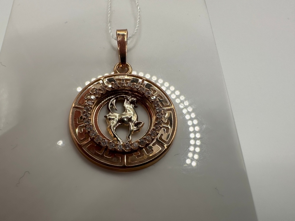 ПОДВЕСКА ЗНАК ЗОДИАКА КОЗЕРОГ (Au 585)