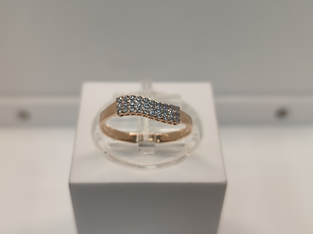 КОЛКМИ585 КОЛЬЦО С КАМНЯМИ (Au 585)