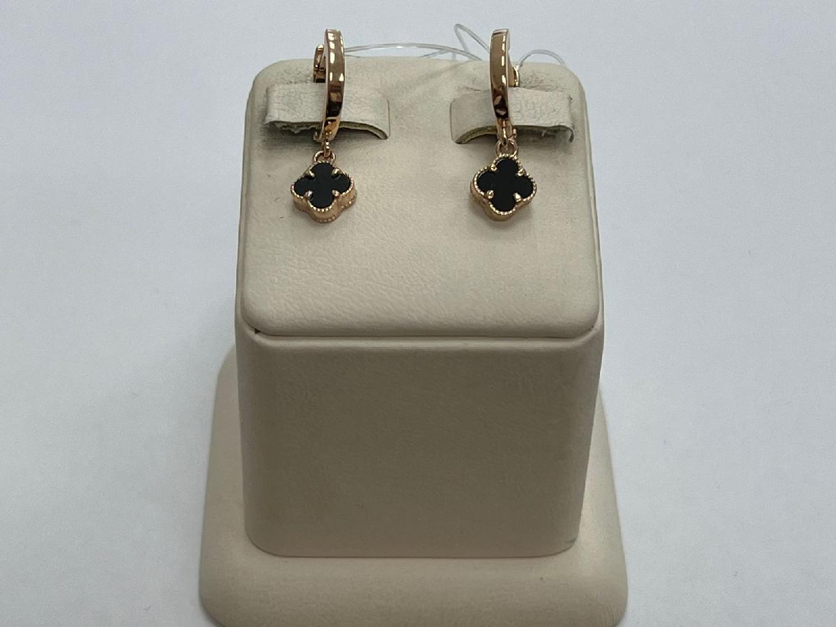 СЕРЬГИ С КАМНЕМ (Au 585)