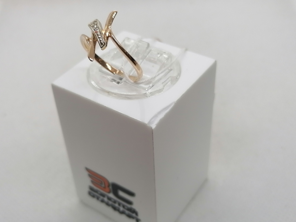 КОЛКМИ585 КОЛЬЦО С КАМНЯМИ (Au 585)