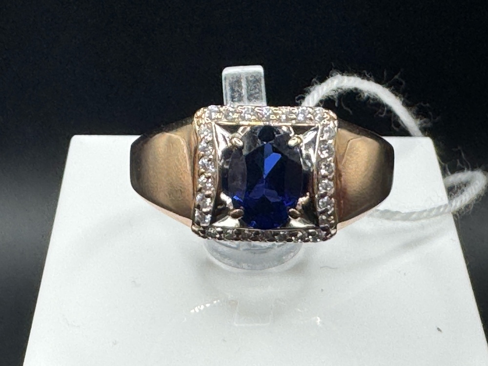 КОЛКМИ585 КОЛЬЦО С КАМНЯМИ (Au 585)