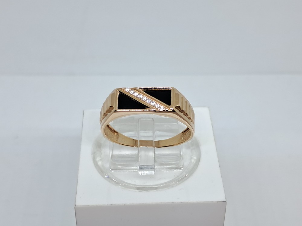 ПЕЧАТКА С КАМНЯМИ (Au 375)