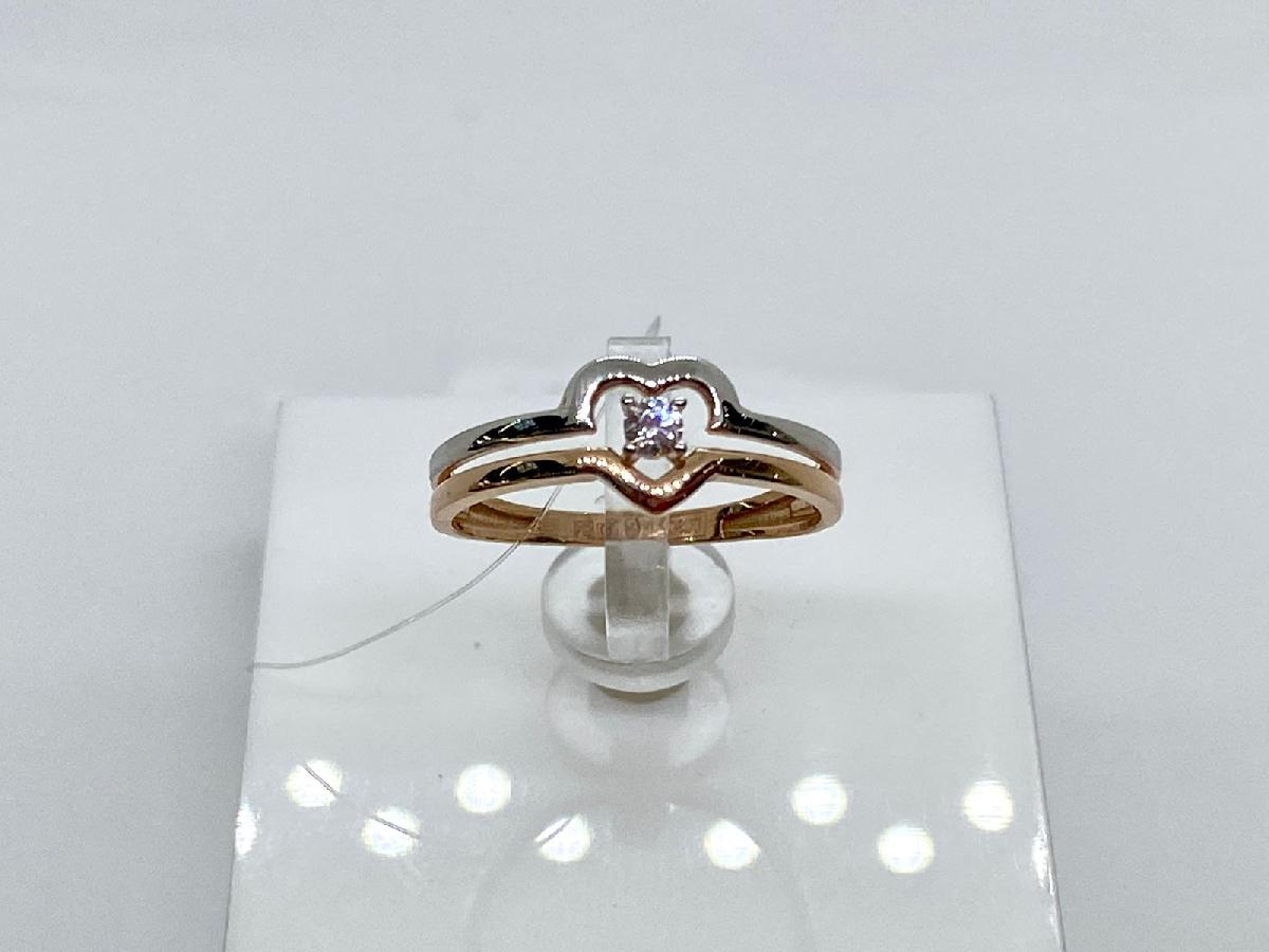 КОЛЬЦО С КАМНЕМ (Au 585)