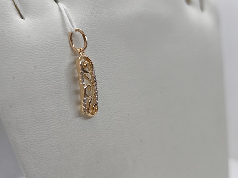 ПОДВЕСКА С КАМНЯМИ (Au 585)