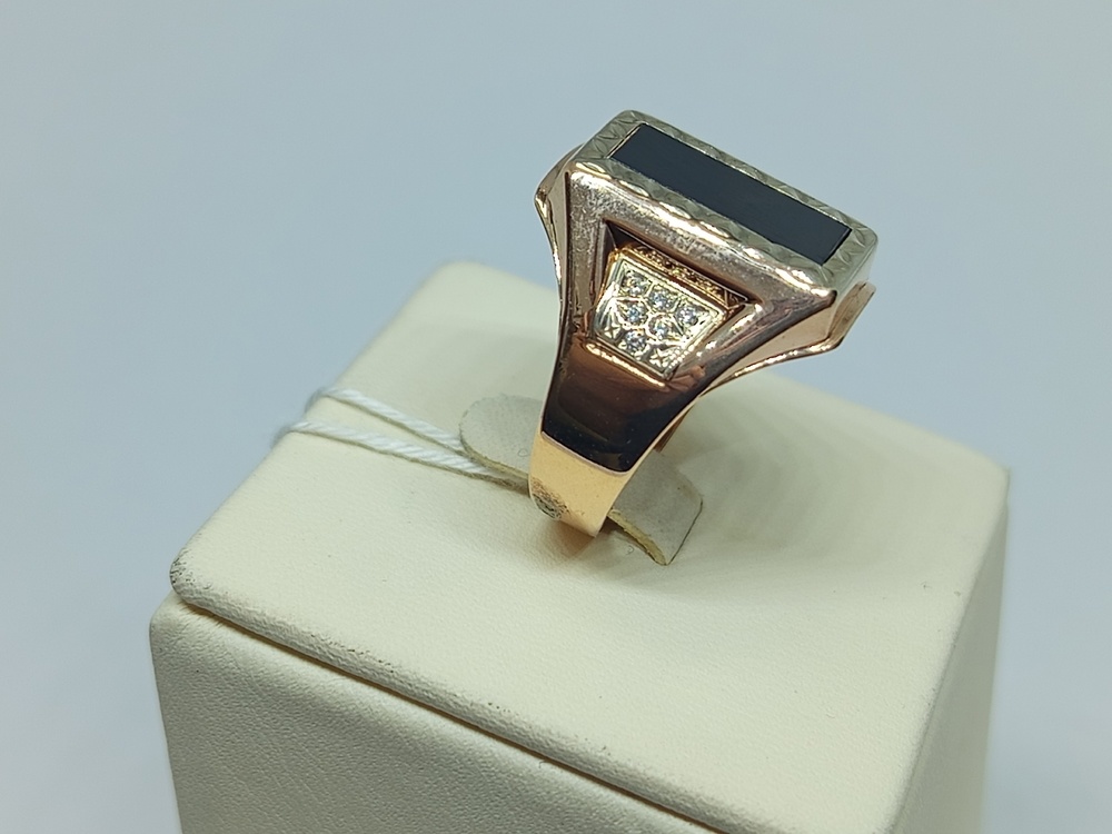 ПЕЧКМИ585 ПЕЧАТКА С КАМНЯМИ (Au 585)