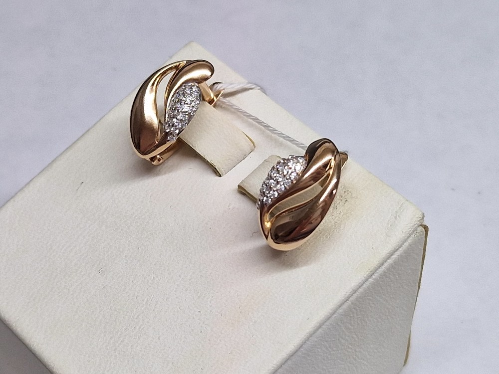 СКМИ585 СЕРЬГИ С КАМНЯМИ (Au 585) СКМИ585 СЕРЬГИ С КАМНЯМИ (Au 585)