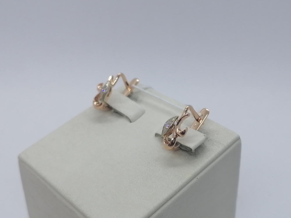 СЕРЬГИ БРИЛЛИАНТ Au 583