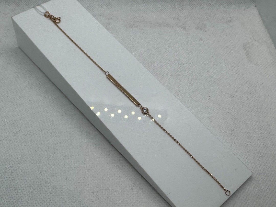 БРАСЛЕТ С КАМНЕМ (Au 585)