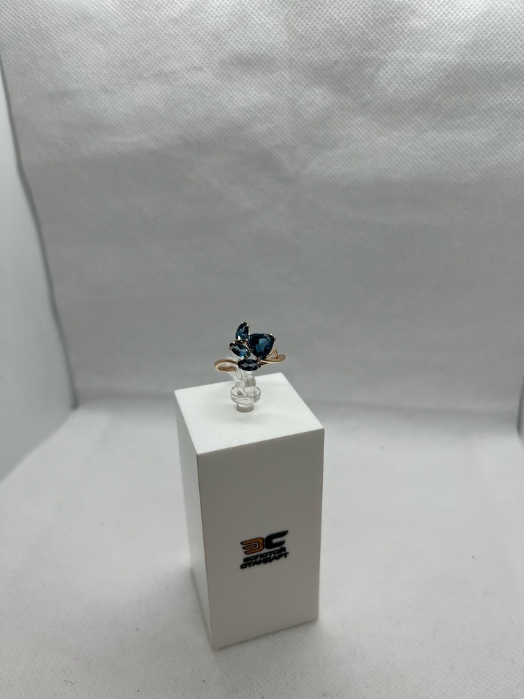 КОЛКМИ585 КОЛЬЦО С КАМНЯМИ (Au 585)