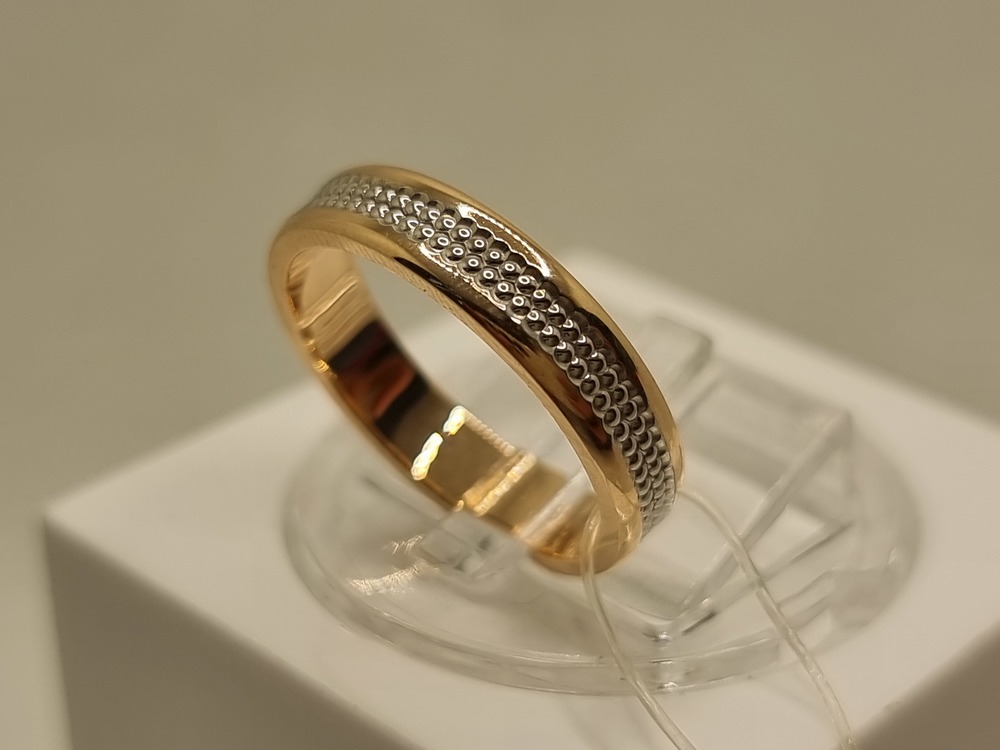 КОЛЬЦО ОБРУЧАЛЬНОЕ без камня (Au 585)