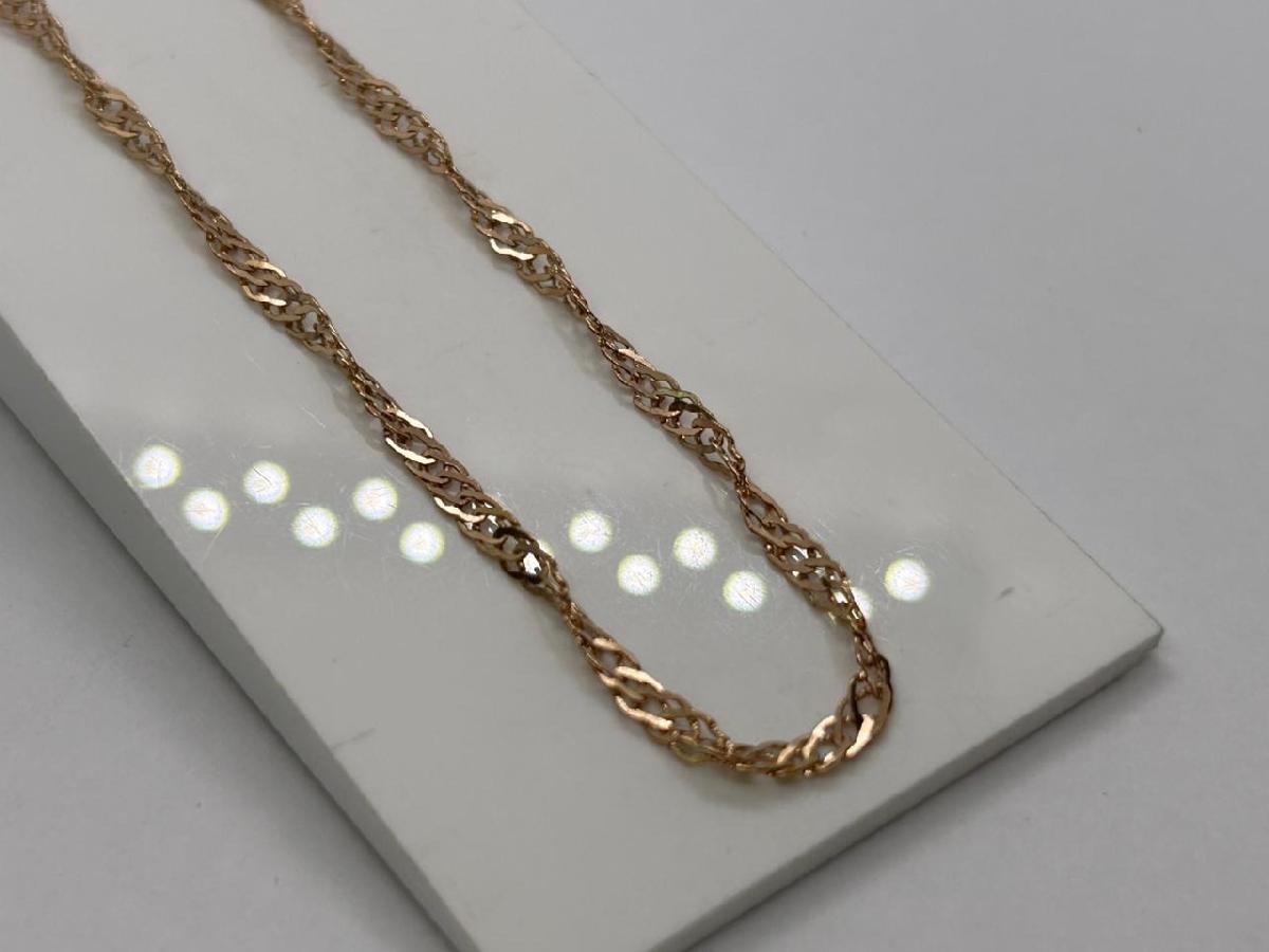 ЦЛСИ585 ЦЕПЬ ПОЛНОВЕСНАЯ Сингапур (Au 585)