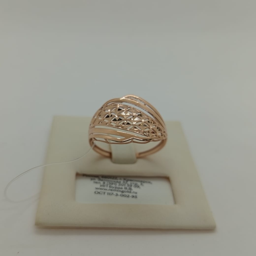 КОЛЬЦО БЕЗ КАМНЯ (Au 585)