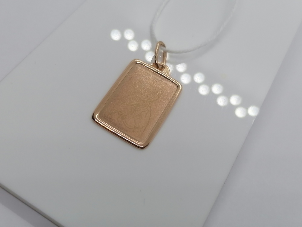 ПОДИБК585 ПОДВЕСКА ИКОНА БЕЗ КАМНЯ (Au 585)