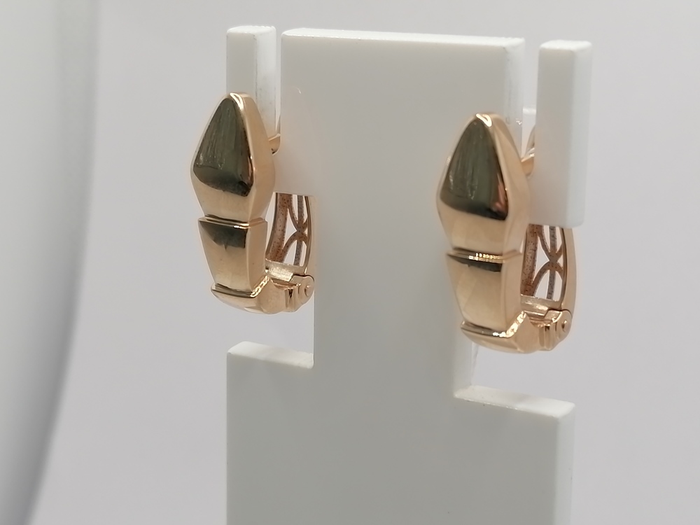 СЕРЬГИ БЕЗ КАМНЯ (Au 585)