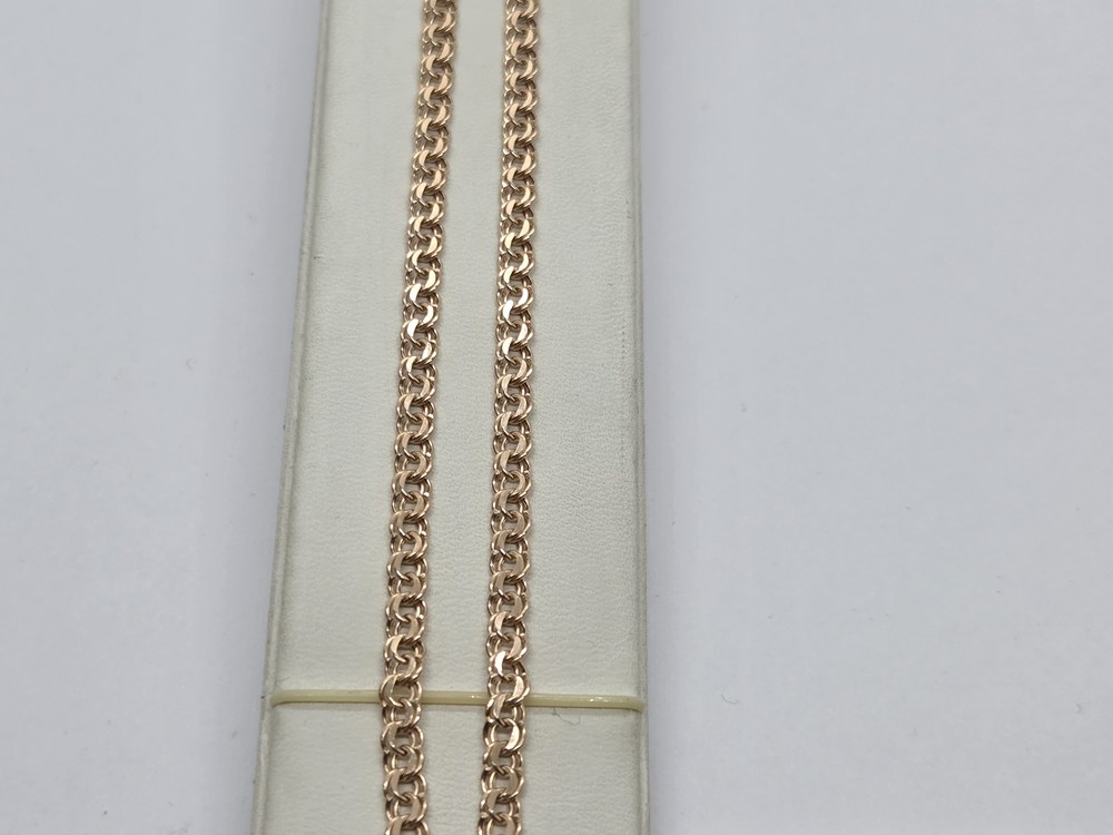 ЦЕПЬ ПУСТОТЕЛАЯ Бисмарк (Au 585)