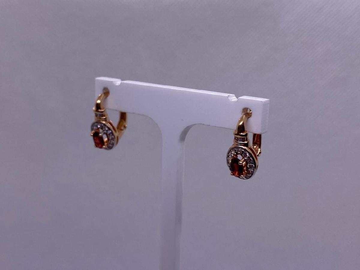 СЕРЬГИ С КАМНЯМИ (Au 585)