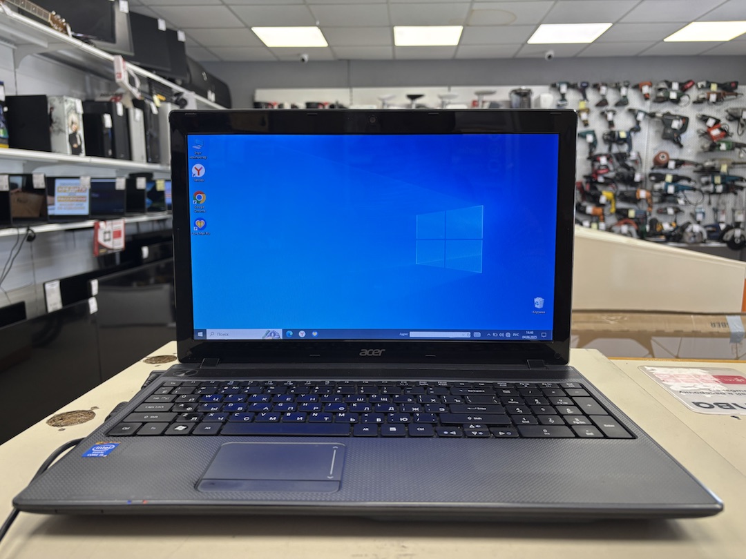 Ноутбук Acer Aspire 5733; Core i5-460M, Intel UHD Graphics, 8 Гб, Нет, 500 Гб