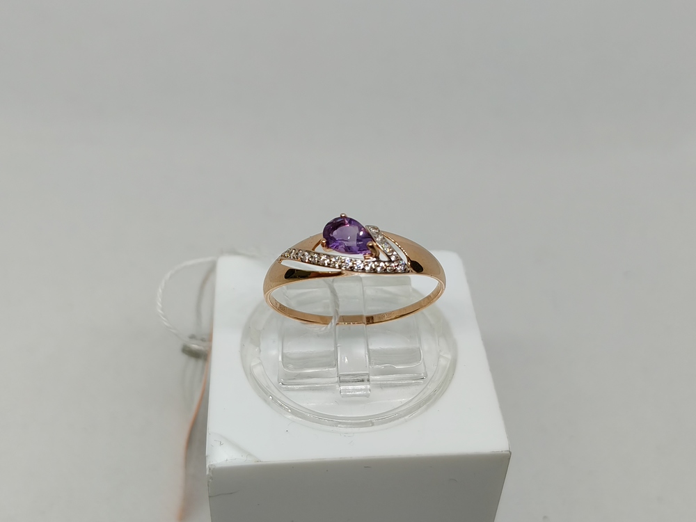 КОЛКМИ585 КОЛЬЦО С КАМНЯМИ (Au 585)