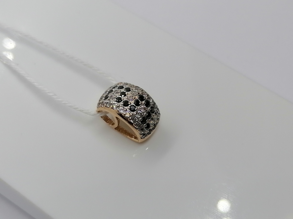 ПОДКМИ585 ПОДВЕСКА С КАМНЯМИ (Au 585)