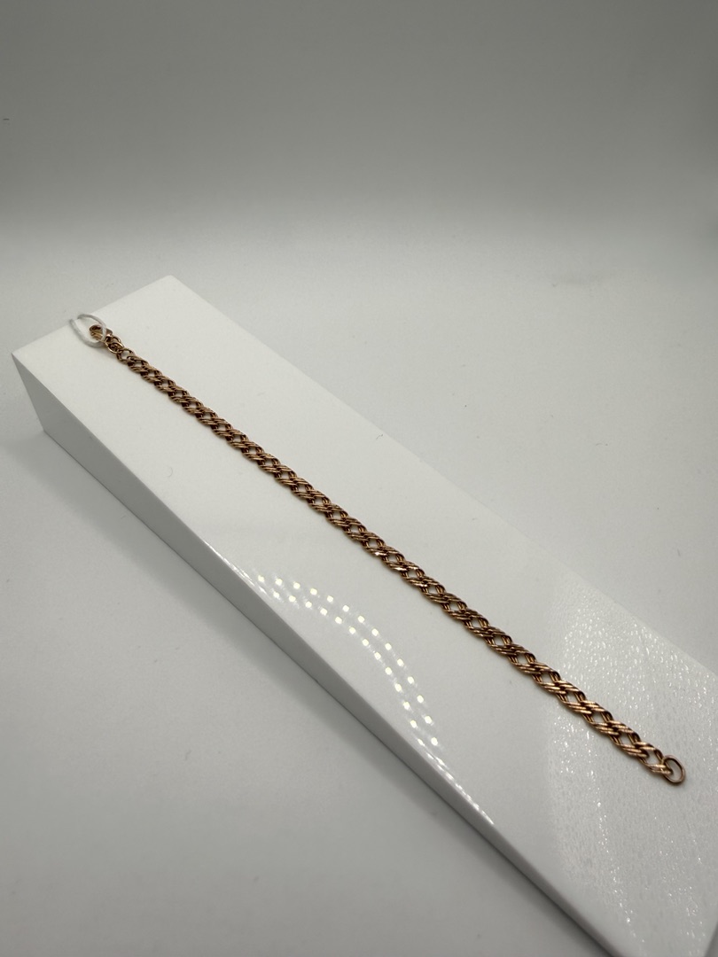 БРАСЛЕТ ПОЛНОВЕСНЫЙ Ромб тройной Au 585