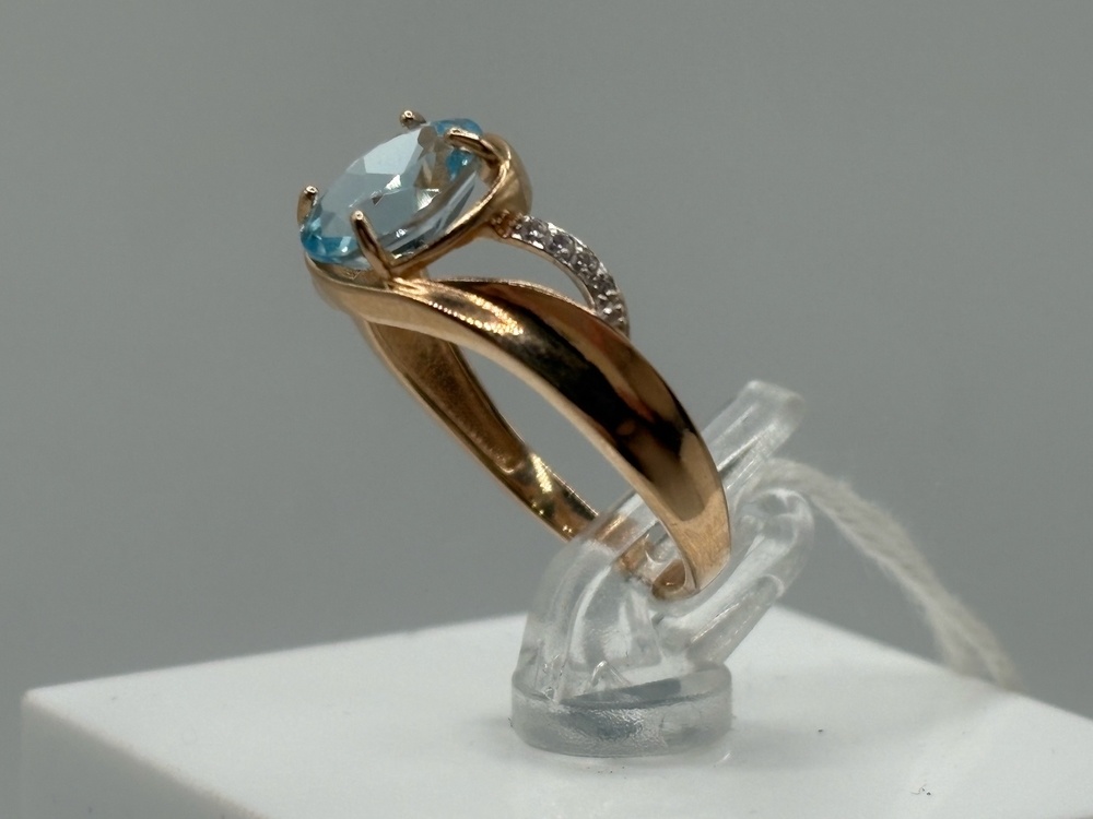 КОЛКМИ585 КОЛЬЦО С КАМНЯМИ (Au 585)