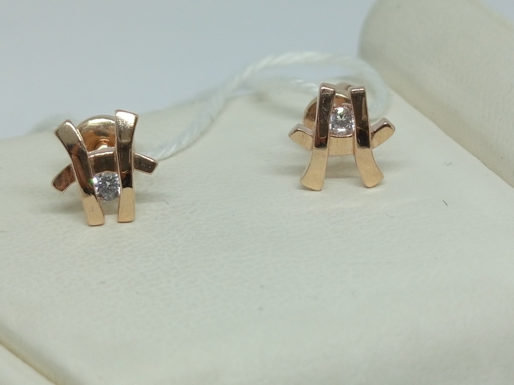 СЕРЬГИ ПУСЕТЫ (Au 585)