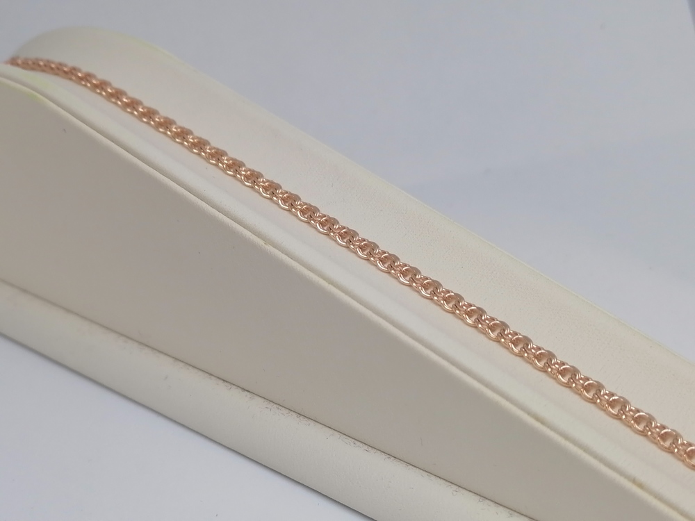 7060200-20 БРАСЛЕТ ПОЛНОВЕСНЫЙ Бисмарк (Au 585)