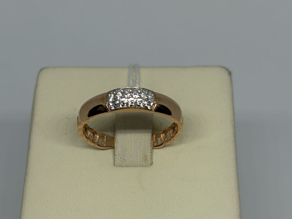 КОЛКМИ585 КОЛЬЦО С КАМНЯМИ (Au 585)