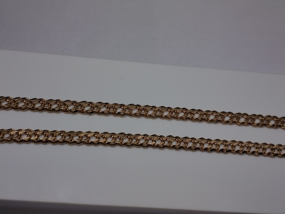 ЦЛР2585 ЦЕПЬ ПОЛНОВЕСНАЯ Ромб двойной (Au 585)