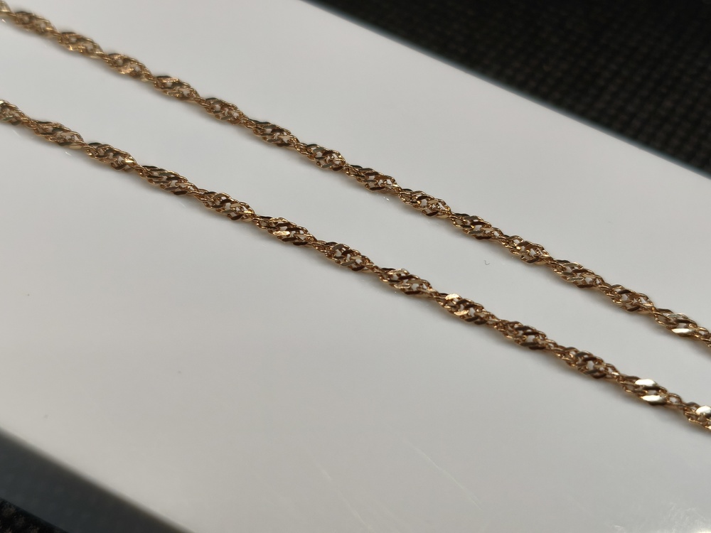 ЦЛСИ585 ЦЕПЬ ПОЛНОВЕСНАЯ Сингапур (Au 585)