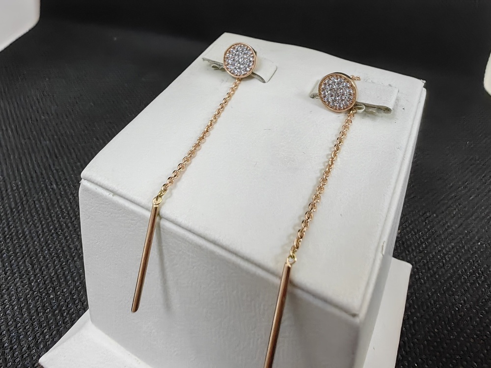  СЕРЬГИ ПРОДЕВКИ (Au 585)