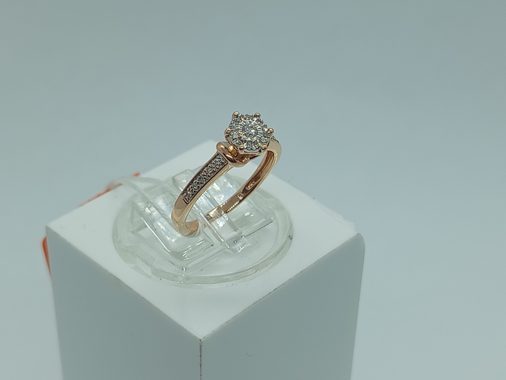 КОЛЬЦО БРИЛЛИАНТ Au 585