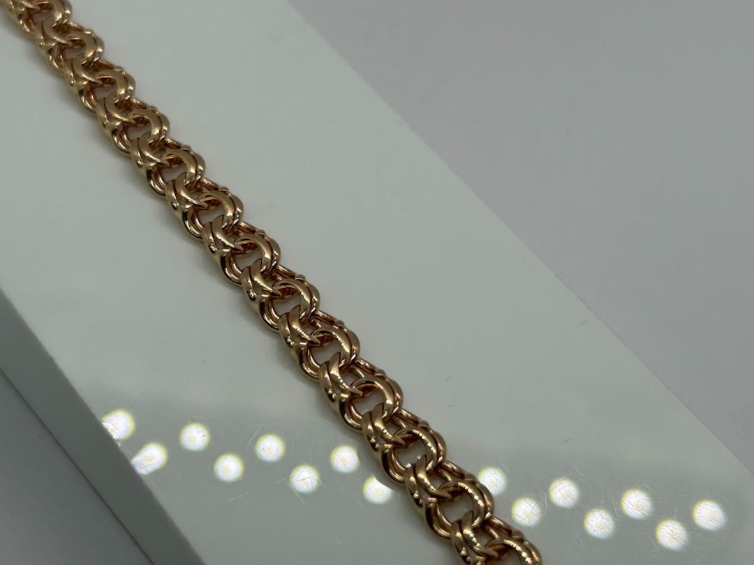 БРАСЛЕТ ПОЛНОВЕСНЫЙ Бисмарк (Au 585)