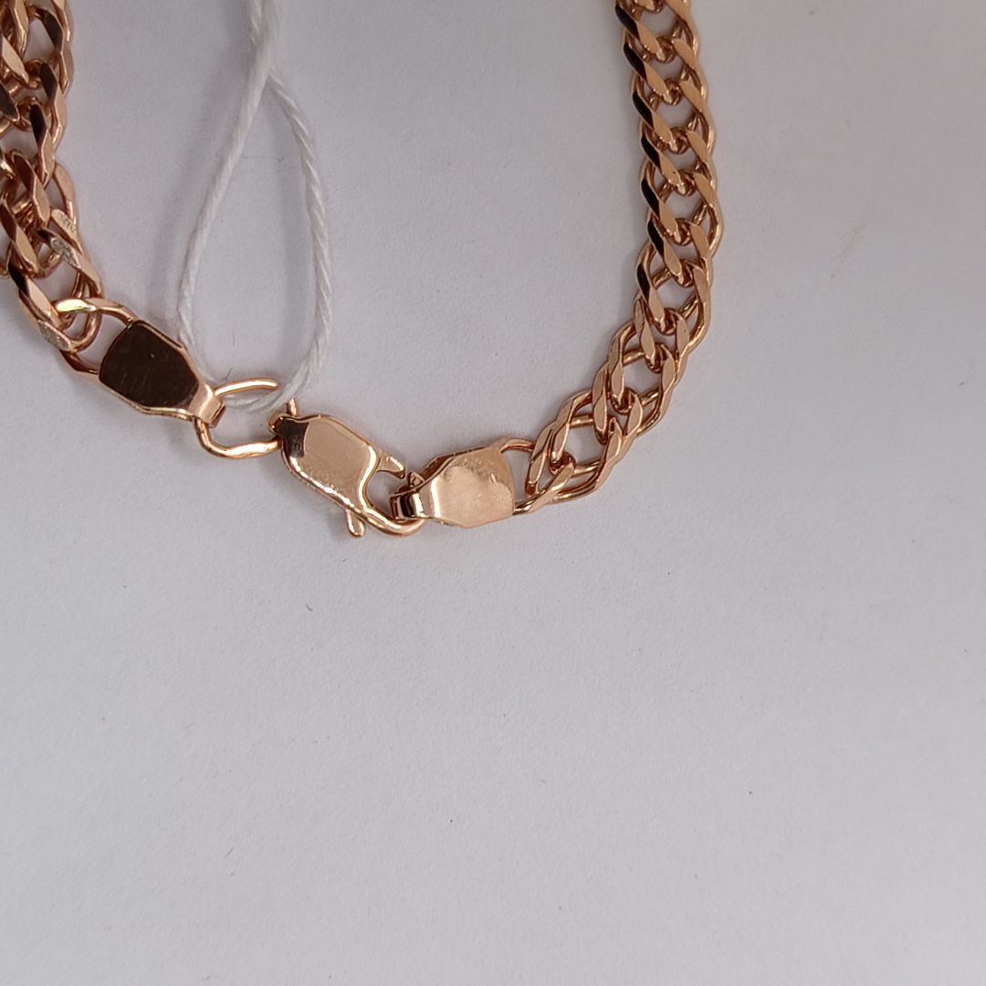 ЦЕПЬ ПОЛНОВЕСНАЯ Ромб двойной (Au 585)