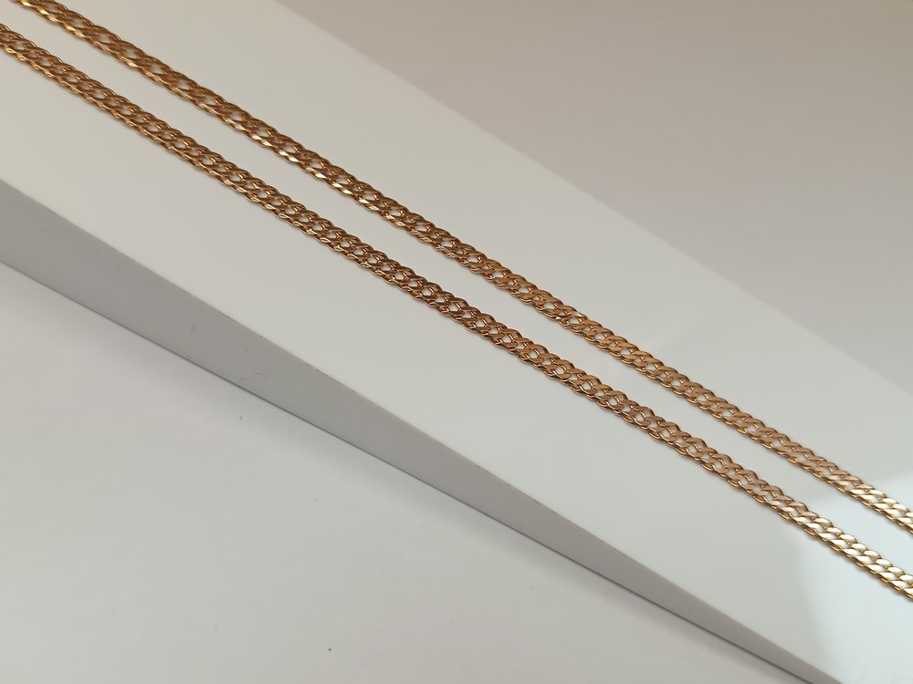 ЦЕПЬ ПОЛНОВЕСНАЯ Ромб двойной (Au 585)