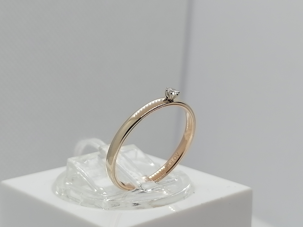 КОЛЬЦО БРИЛЛИАНТ Au 585