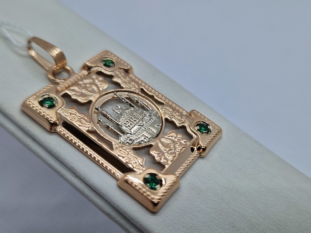 КЗ.27/Мечеть/з585 ПОДВЕСКА МЕЧЕТЬ (Au 585)