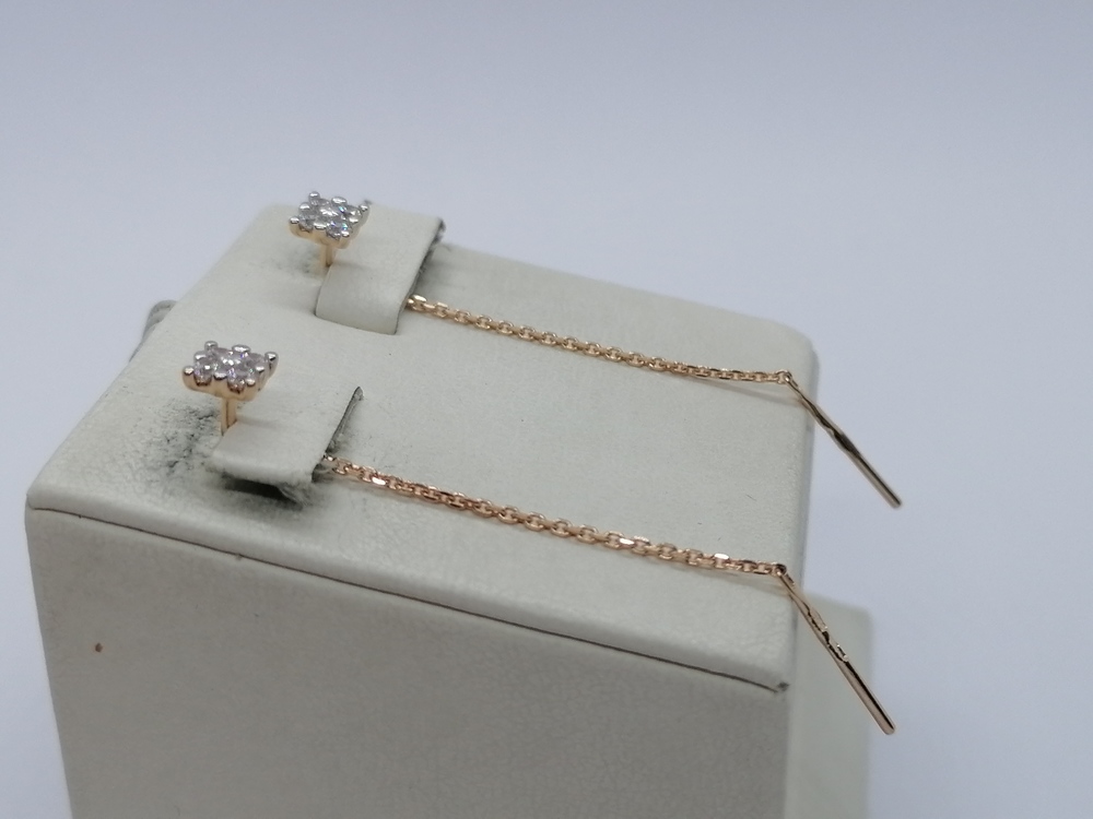 СПРО585 СЕРЬГИ ПРОДЕВКИ (Au 585)