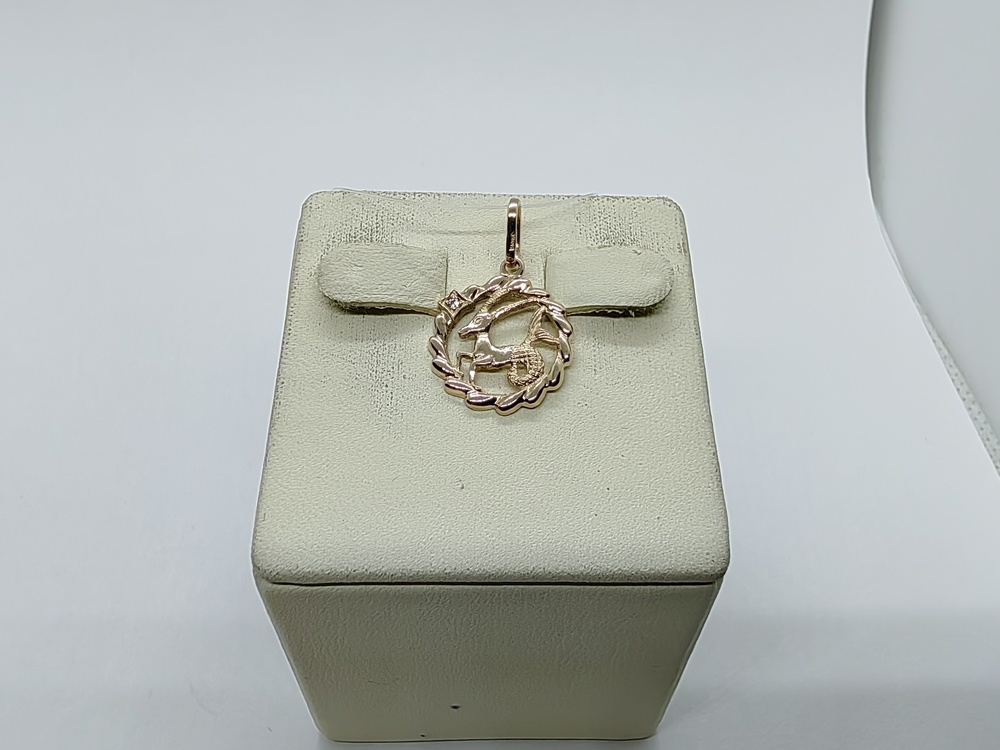 ПОДВЕСКА ЗНАК ЗОДИАКА без камня (Au 585)