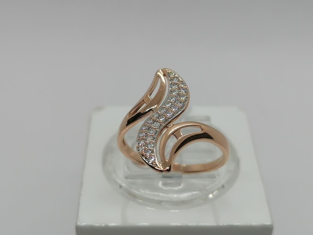 КОЛКМИ585 КОЛЬЦО С КАМНЯМИ (Au 585)