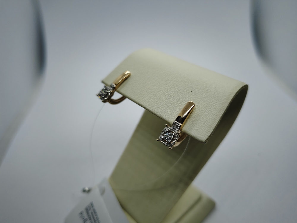 СЕРЬГИ БРИЛЛИАНТ (Au 585)