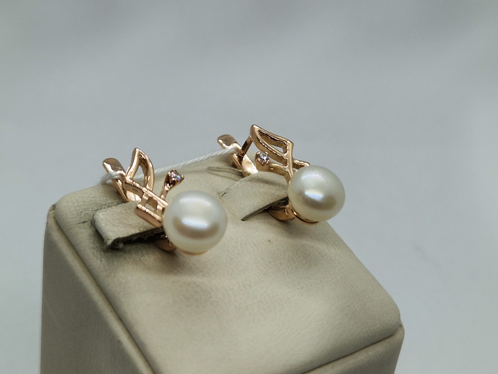 СКМИ585 СЕРЬГИ С КАМНЯМИ (Au 585)