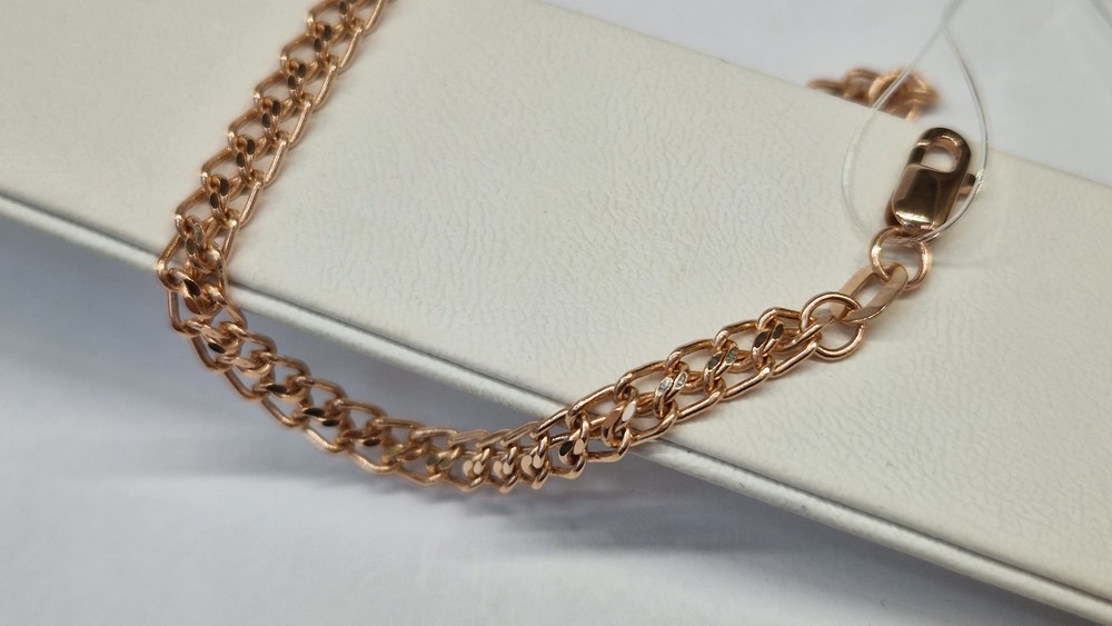 БРАСЛЕТ ПУСТОТЕЛЫЙ Царь (Au 585)