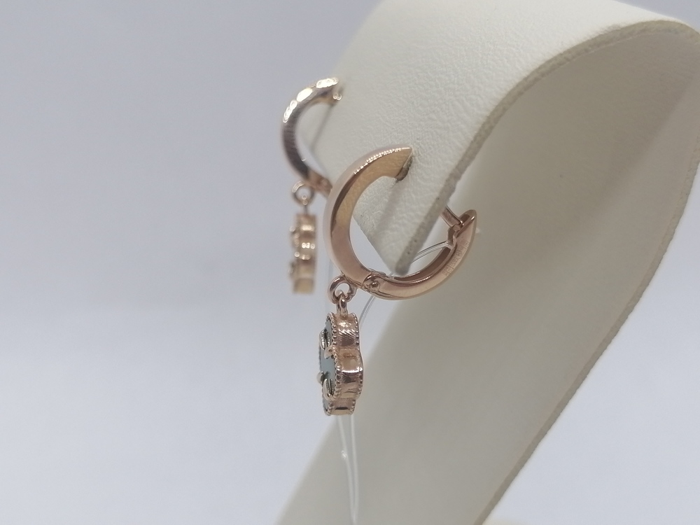СЕРЬГИ С КАМНЕМ (Au 585)