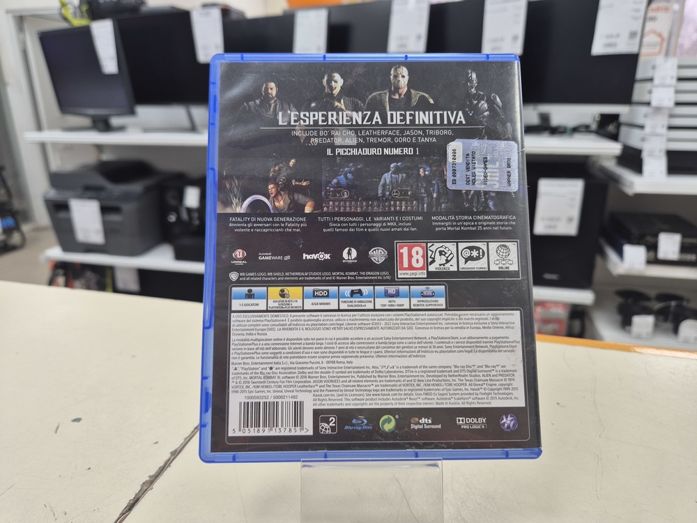 Игра Playstation 4 Mortal Kombat X