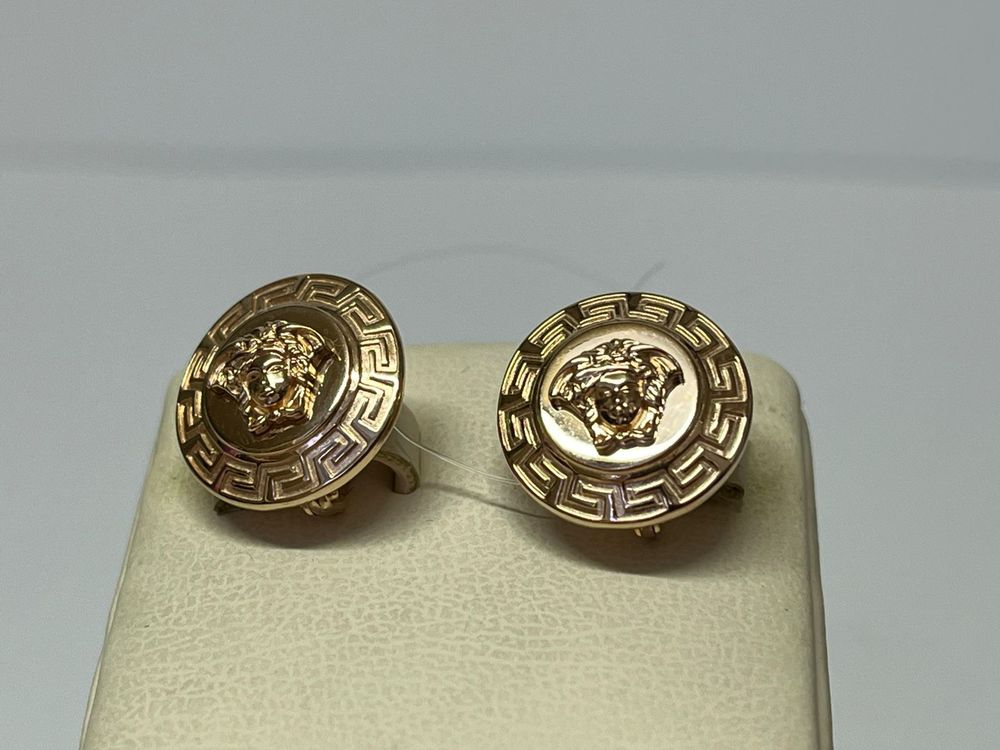 2205024 СЕРЬГИ БЕЗ КАМНЯ (Au 585)