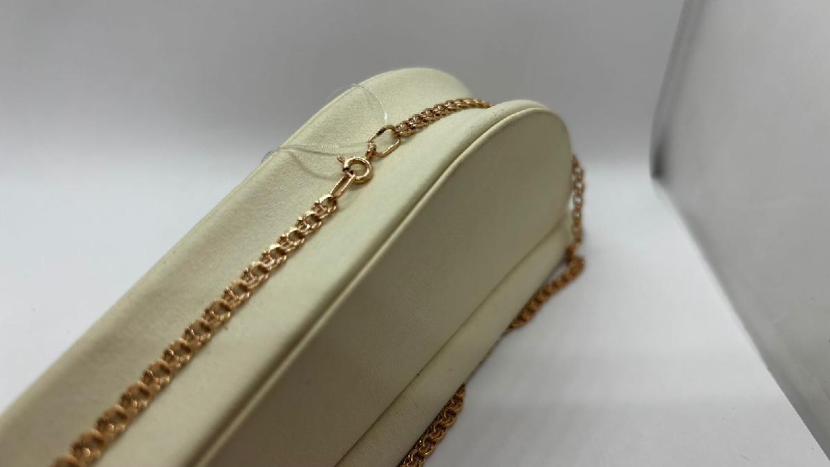 570005021 ЦЕПЬ ПУСТОТЕЛАЯ Бисмарк (Au 585)