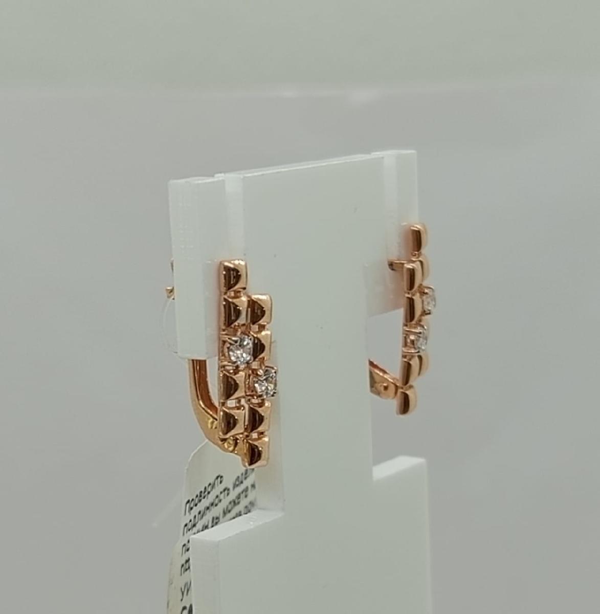 СЕРЬГИ С КАМНЯМИ (Au 585) СЕРЬГИ С КАМНЯМИ (Au 585)